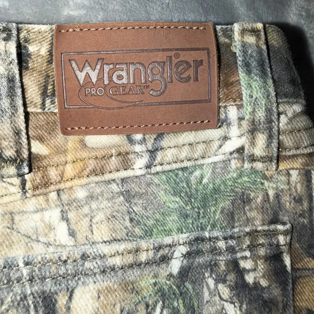 Wrangler Pro Gear Realtree Camo Pants Size 36x30 Hunting